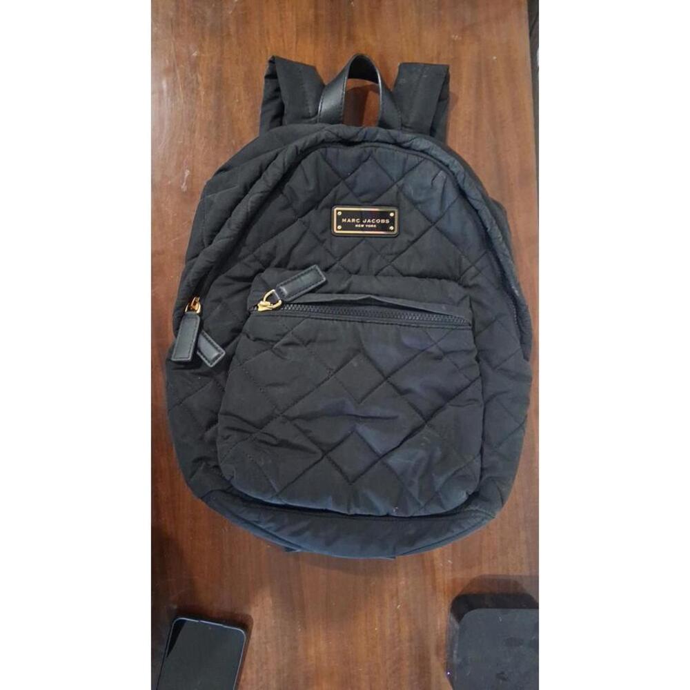 Marc Jacobs Quilted Nylon Backpack – Black